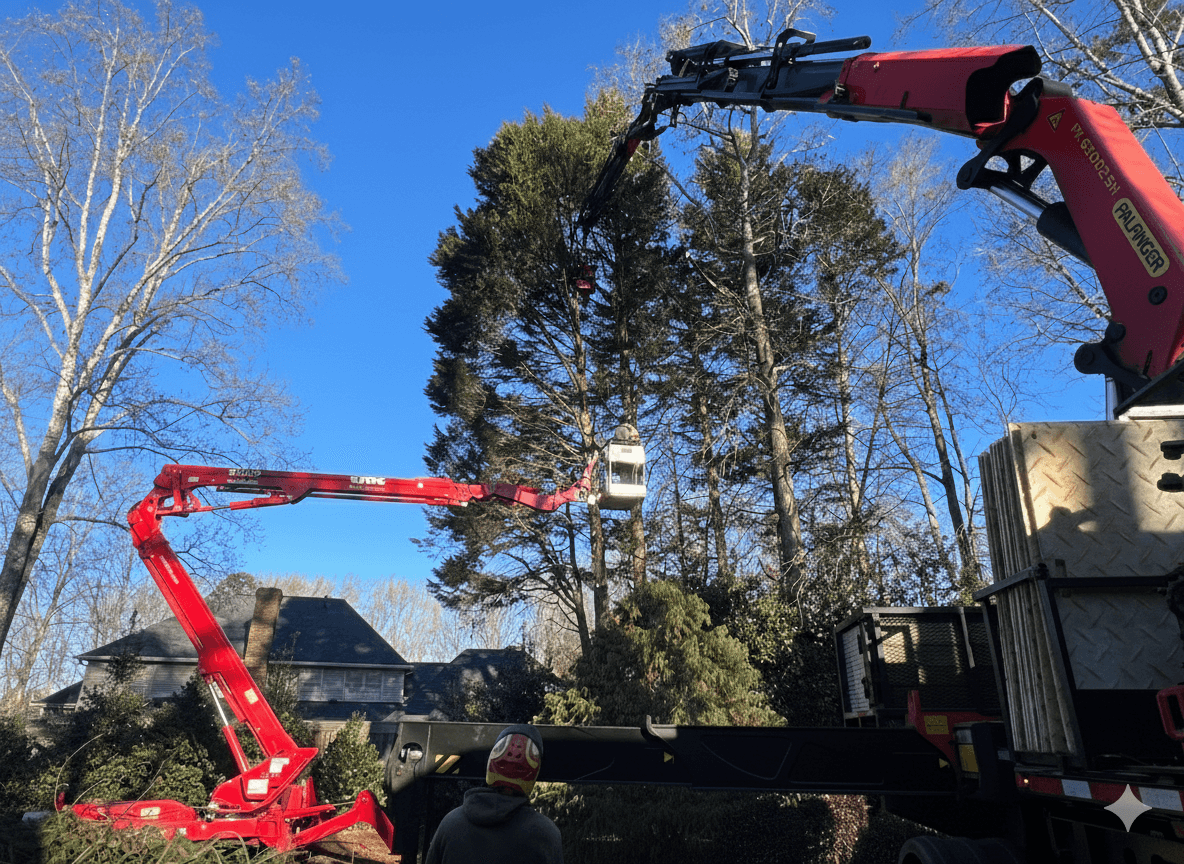 Carson Tree Company team and equipment